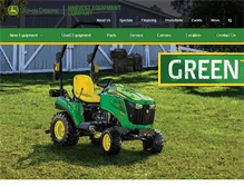 Tablet Screenshot of harvestequip.com